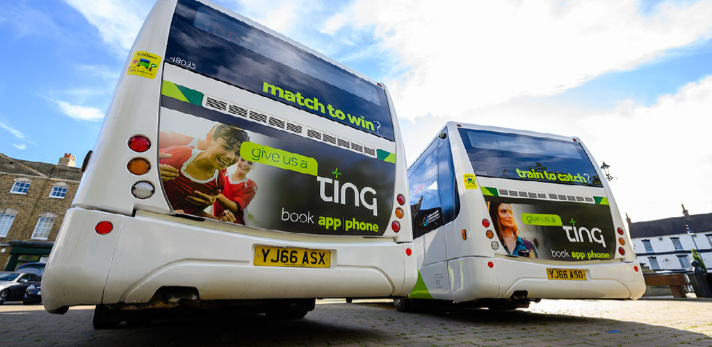 TING, it’s new people-friendly transport service for the Western part of Huntingdonshire Image